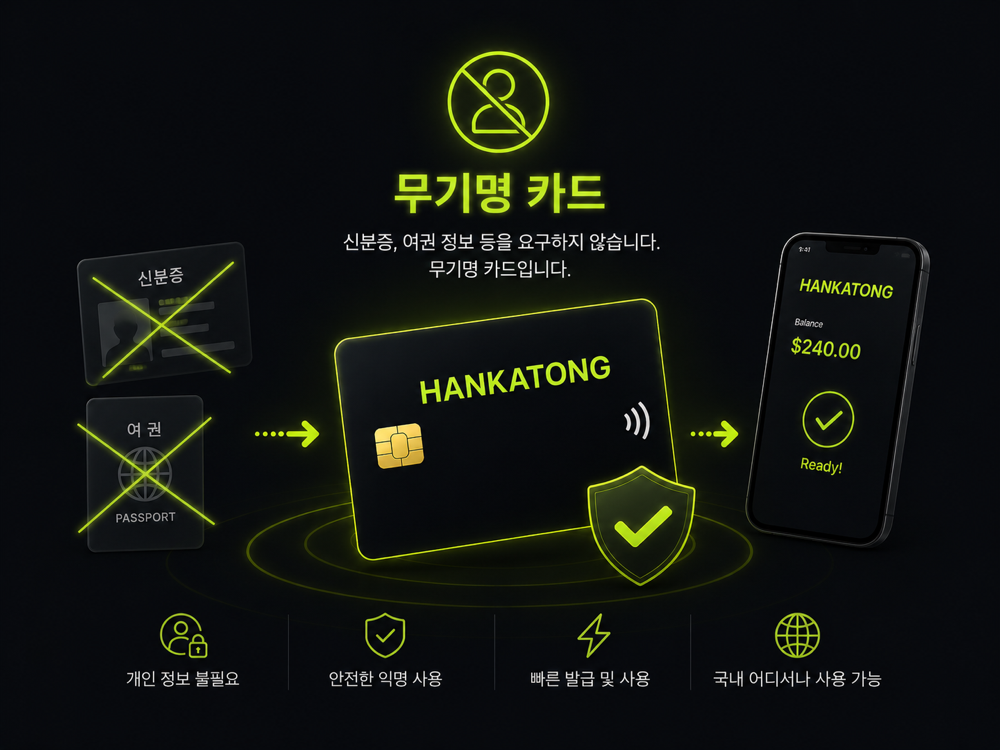 신분증 제출 없는 카드